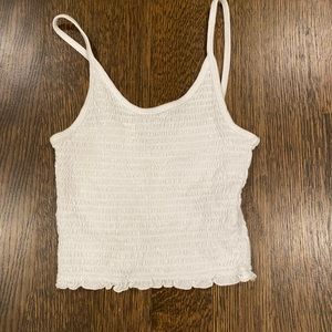White crop top